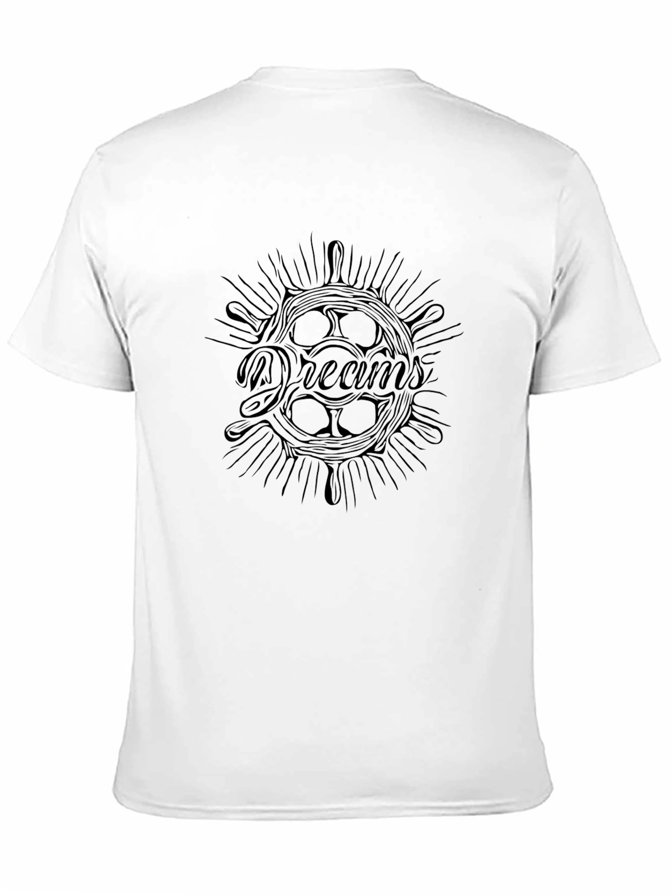 Dreams Graphic Print Black T-Shirt
