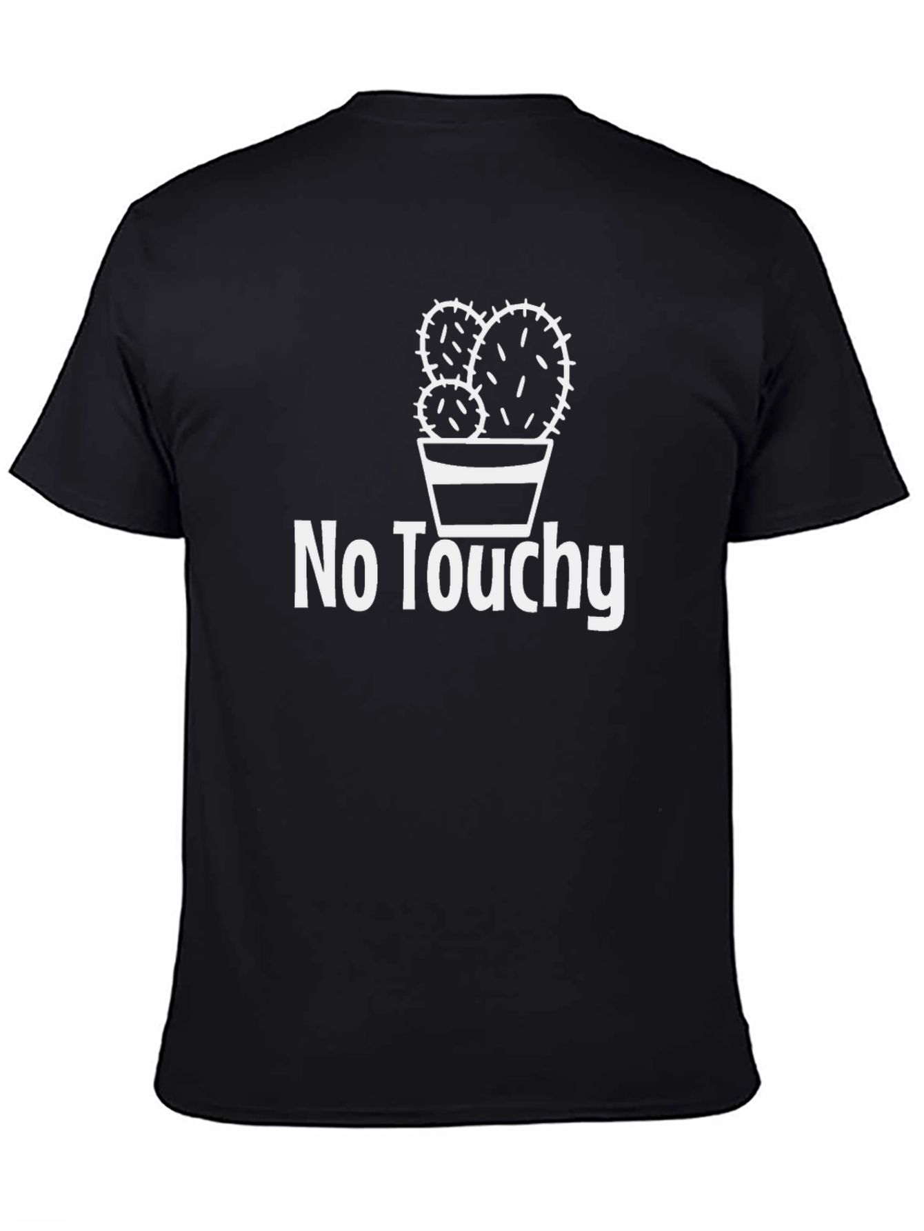 No Touchy Cactus T-Shirt - Funny Graphic Tee