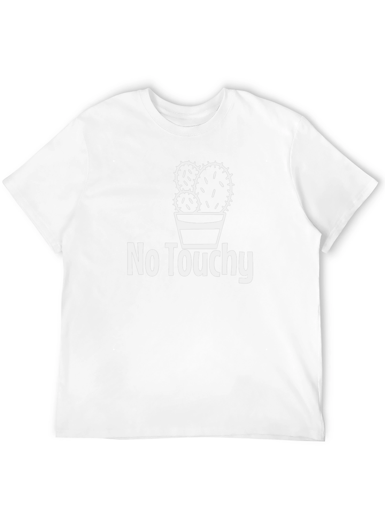 No Touchy Cactus T-Shirt - Funny Graphic Tee