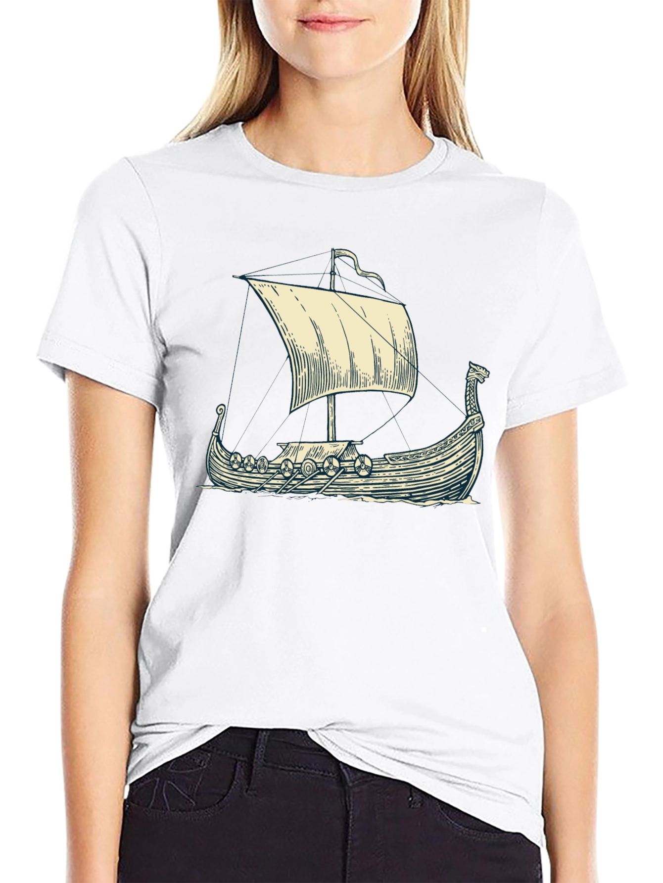 Viking Ship Graphic Tee