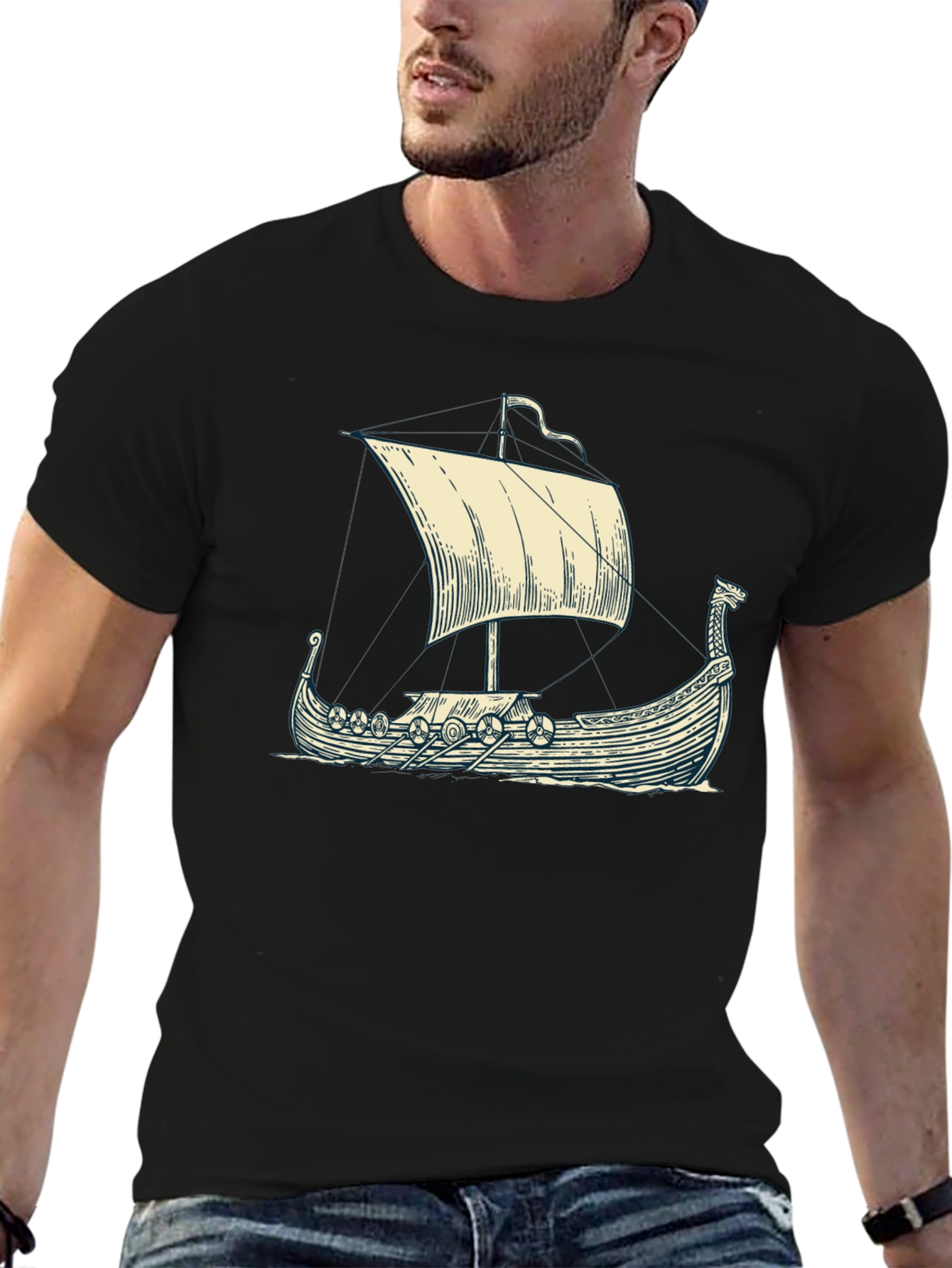 Viking Ship Graphic Tee