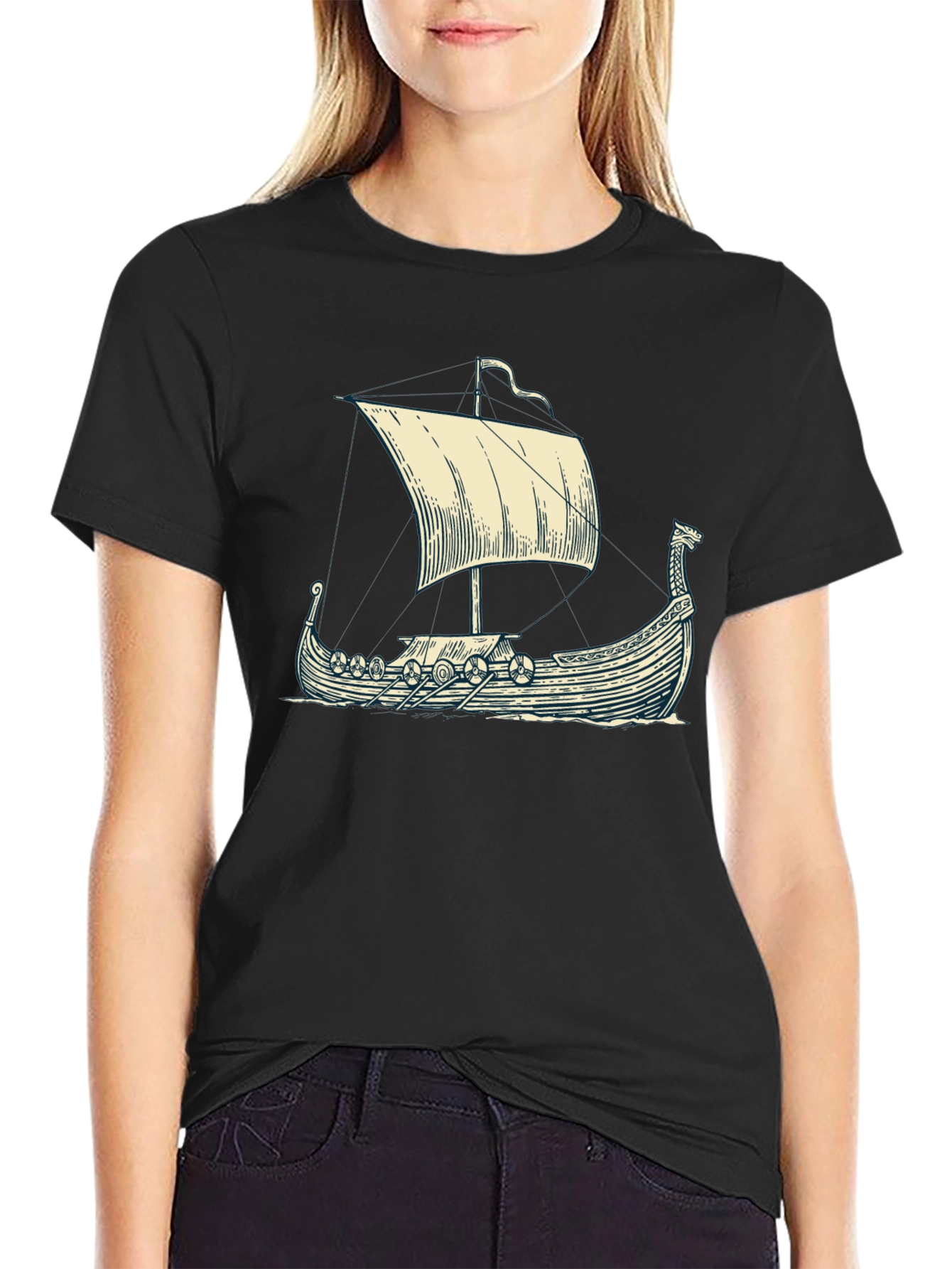 Viking Ship Graphic Tee