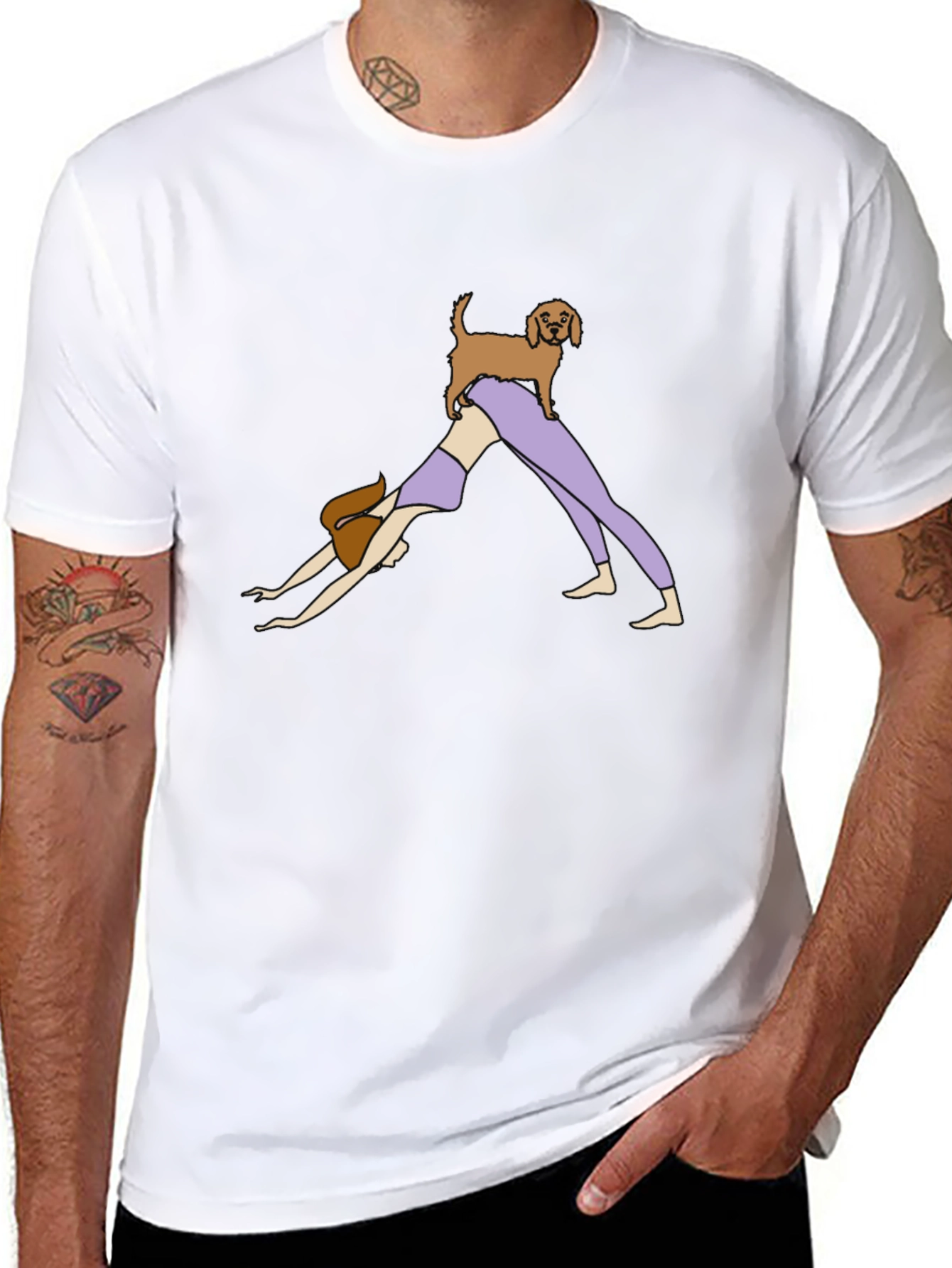 Downward Dog Yoga Pup T-Shirt