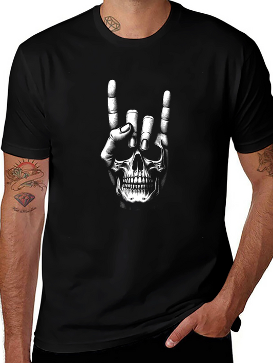 Rock On Skull Graphic Tee