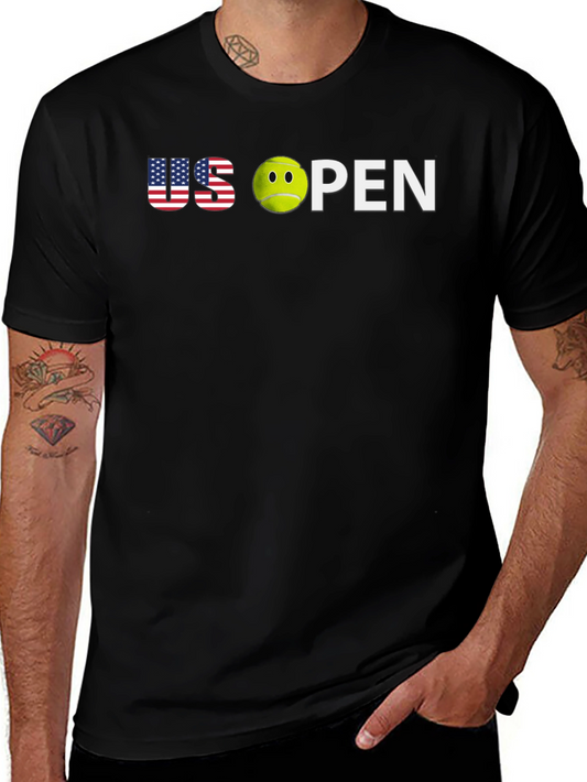 US Open Tennis Graphic Tee - Unisex Cotton T-Shirt