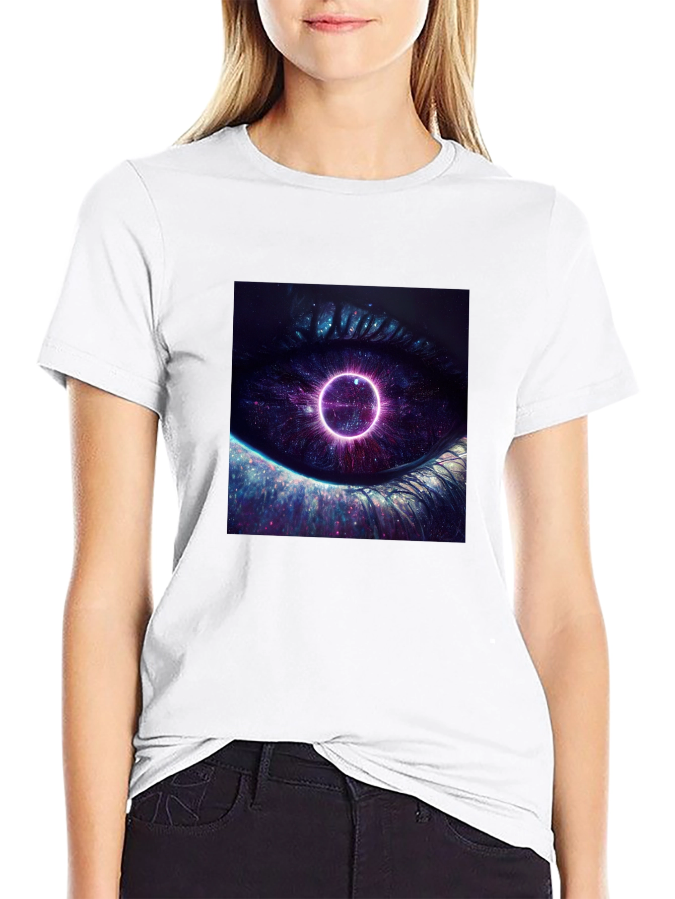 Eye of the Cosmos Graphic Tee - Black