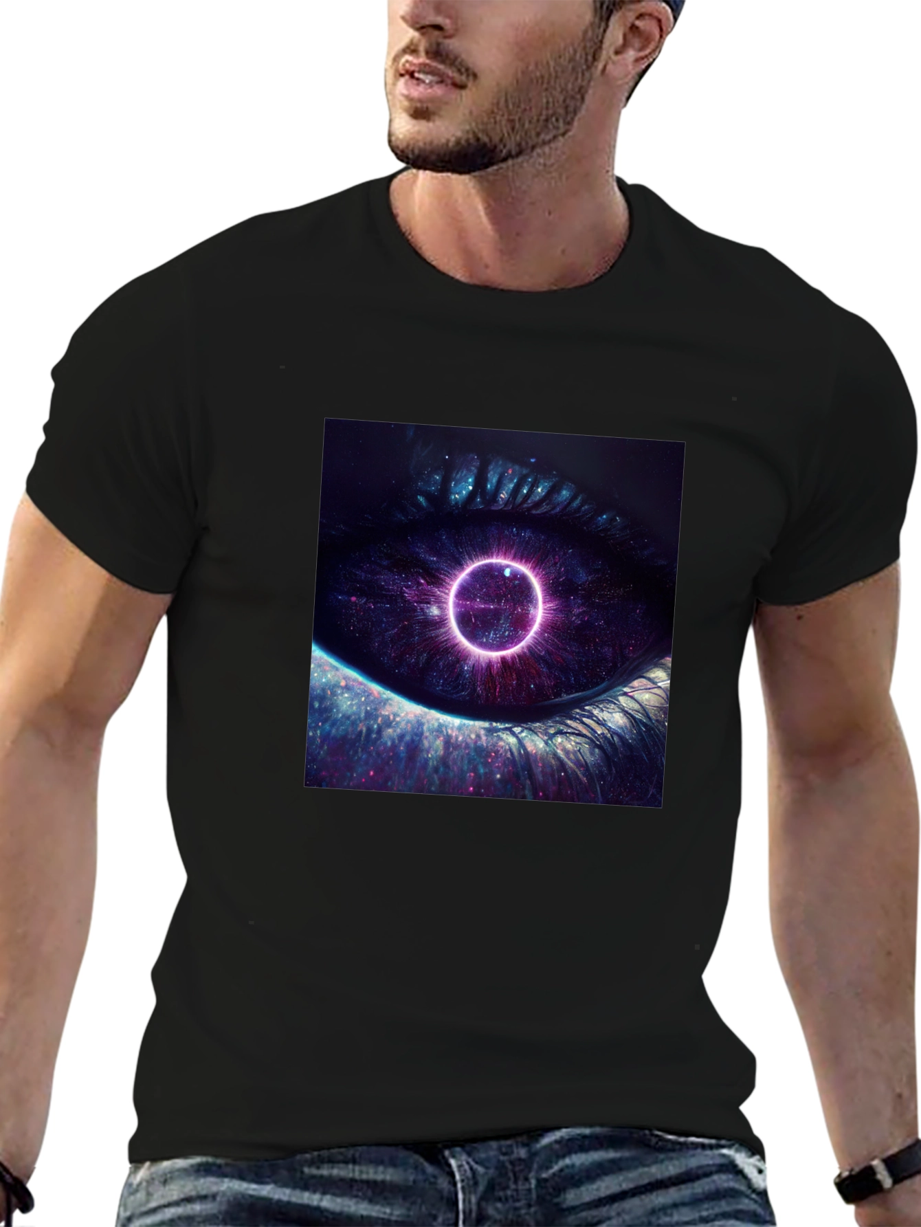 Eye of the Cosmos Graphic Tee - Black