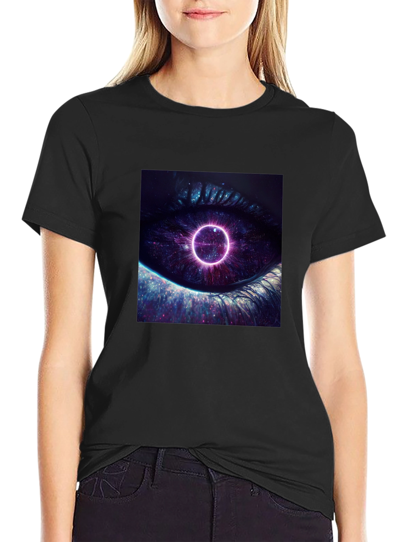 Eye of the Cosmos Graphic Tee - Black