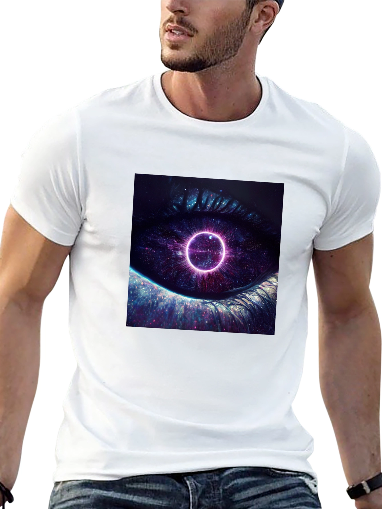 Eye of the Cosmos Graphic Tee - Black