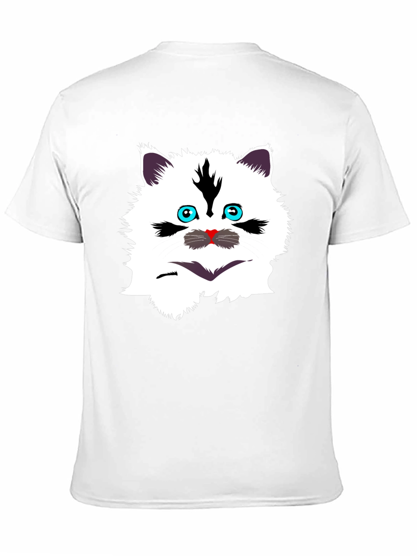 Funny Cat Graphic Tee - Black T-Shirt