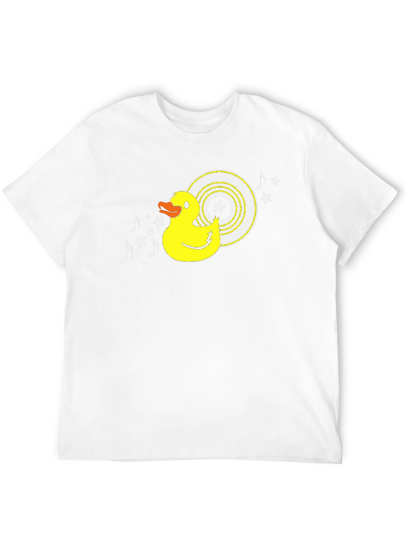 Duck DJ Black T-Shirt - Music Lover Tee