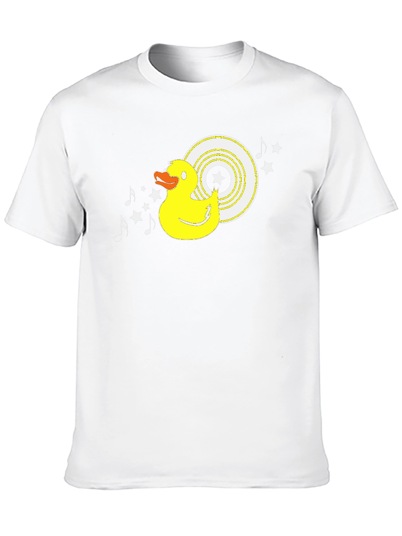 Duck DJ Black T-Shirt - Music Lover Tee