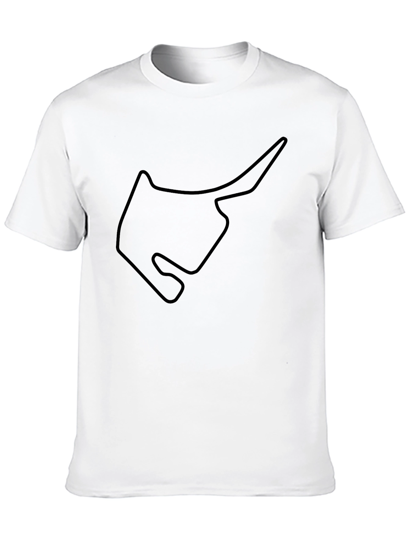 Circuit Outline Black T-Shirt
