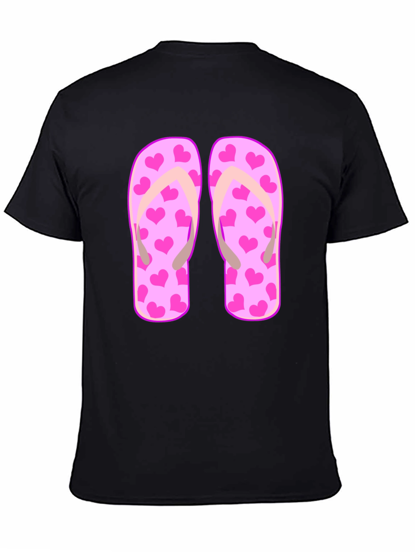 Heart Flip Flops Graphic Tee