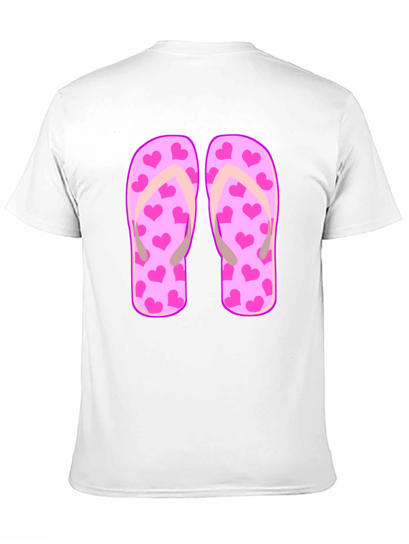 Heart Flip Flops Graphic Tee