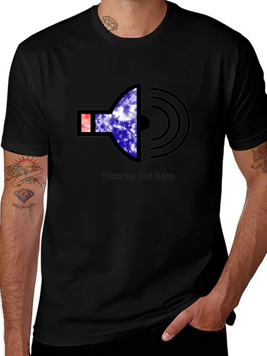 Turn Up The Bass Graphic T-Shirt