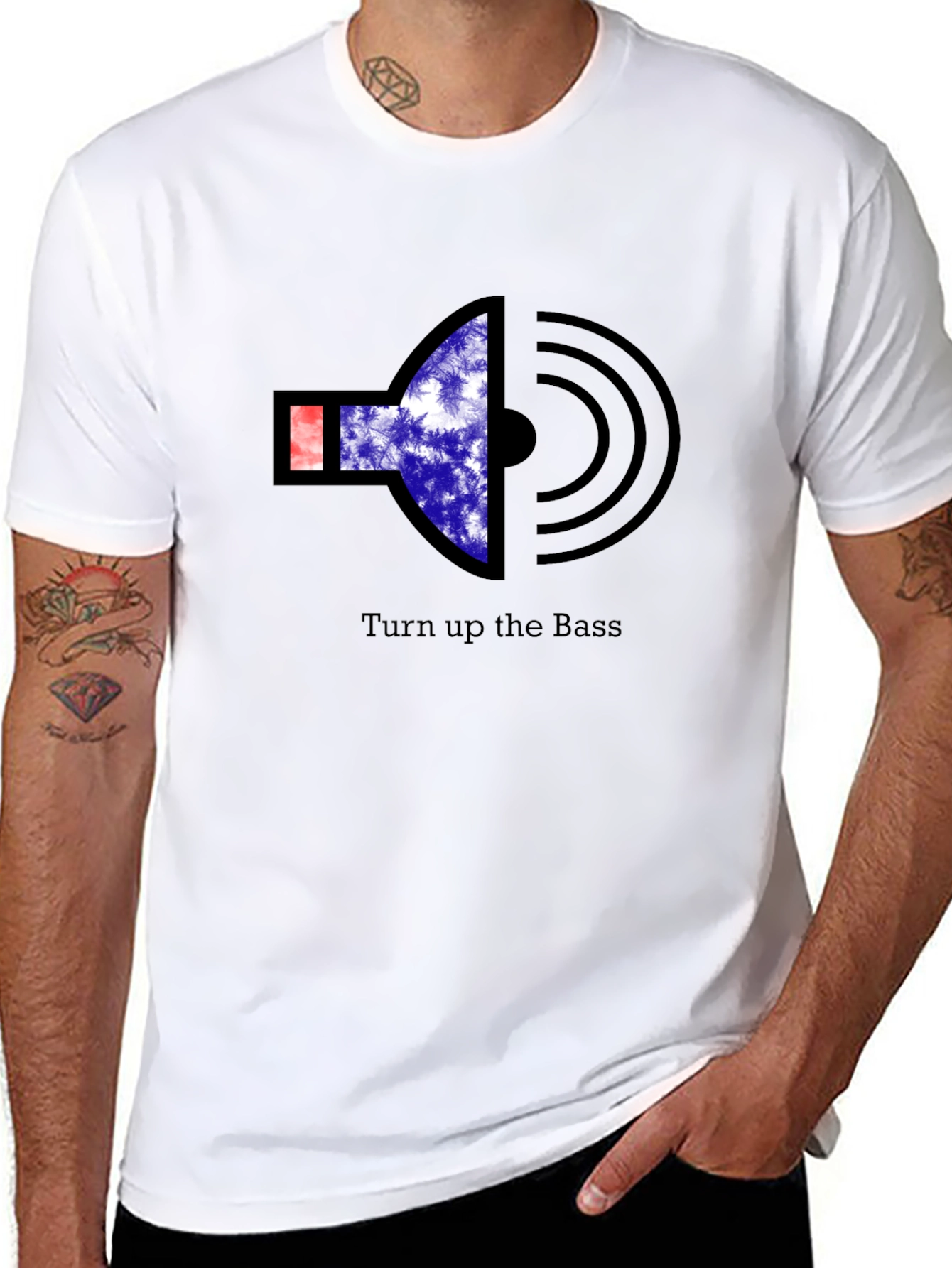 Turn Up The Bass Graphic T-Shirt