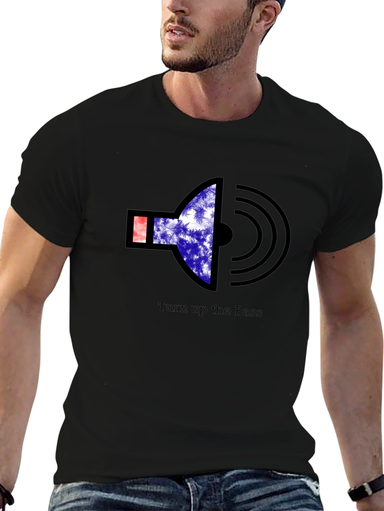 Turn Up The Bass Graphic T-Shirt