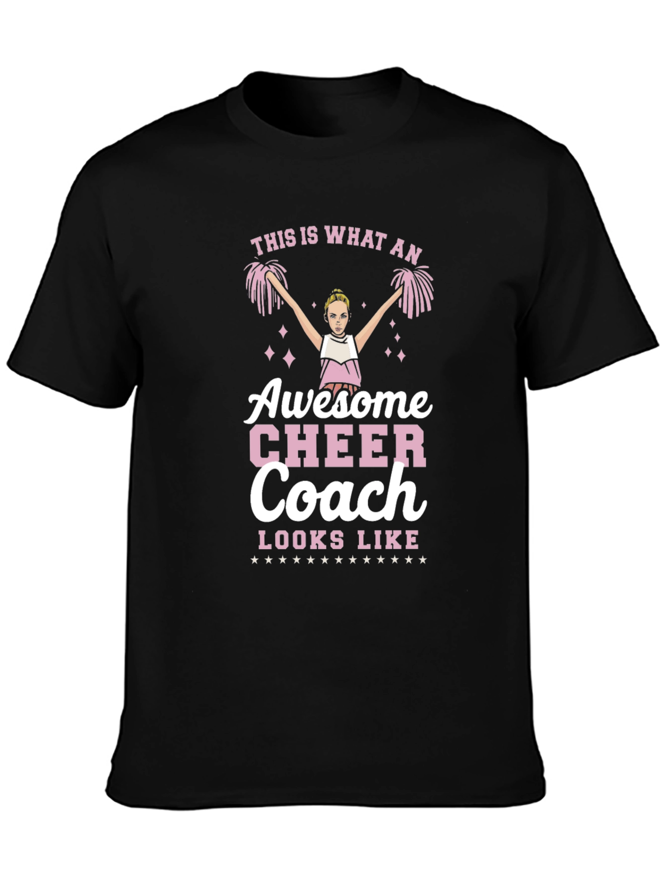 Awesome Cheer Coach T-Shirt - Cheerleading Gift