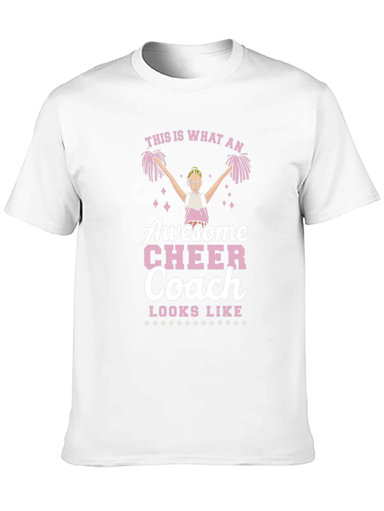 Awesome Cheer Coach T-Shirt - Cheerleading Gift