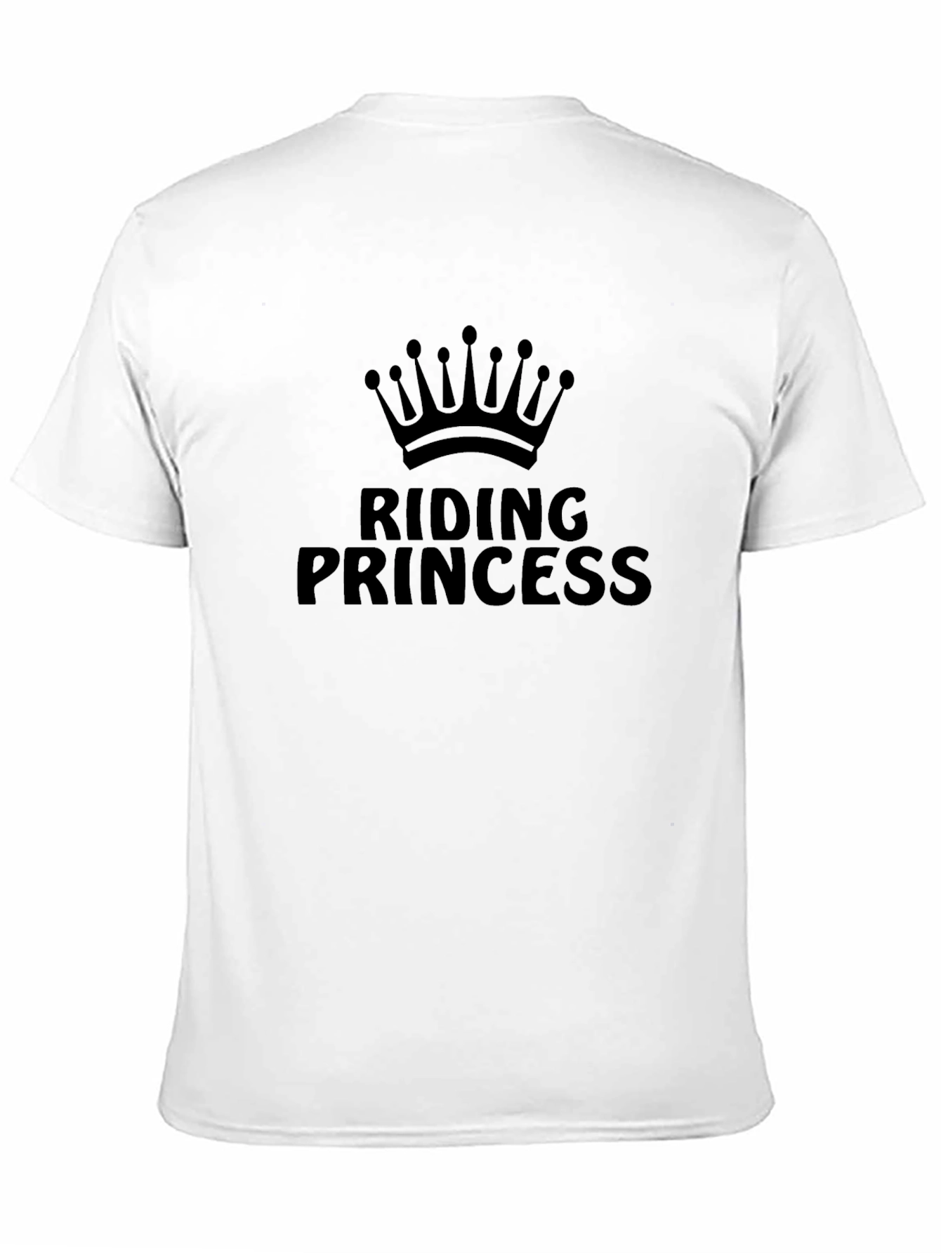 Riding Princess Black T-Shirt