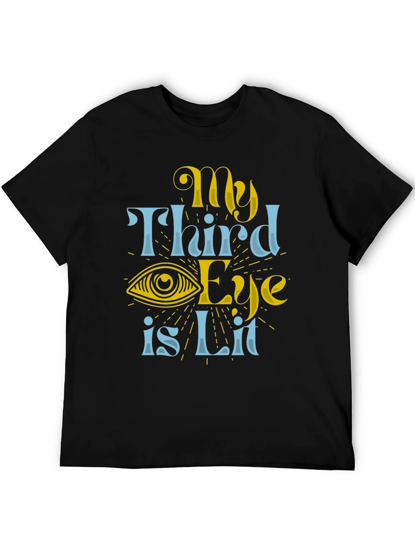 My Third Eye Is Lit Black T-Shirt
