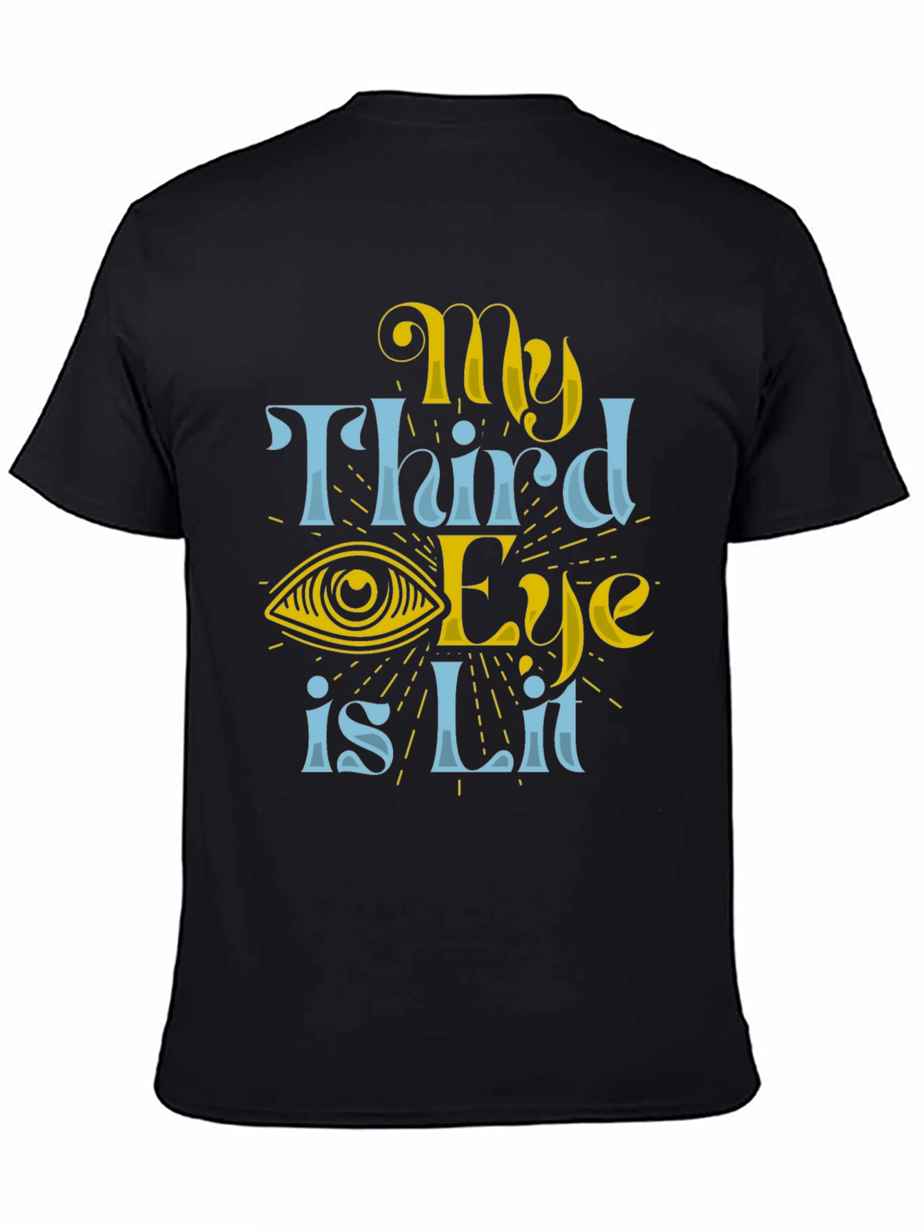 My Third Eye Is Lit Black T-Shirt
