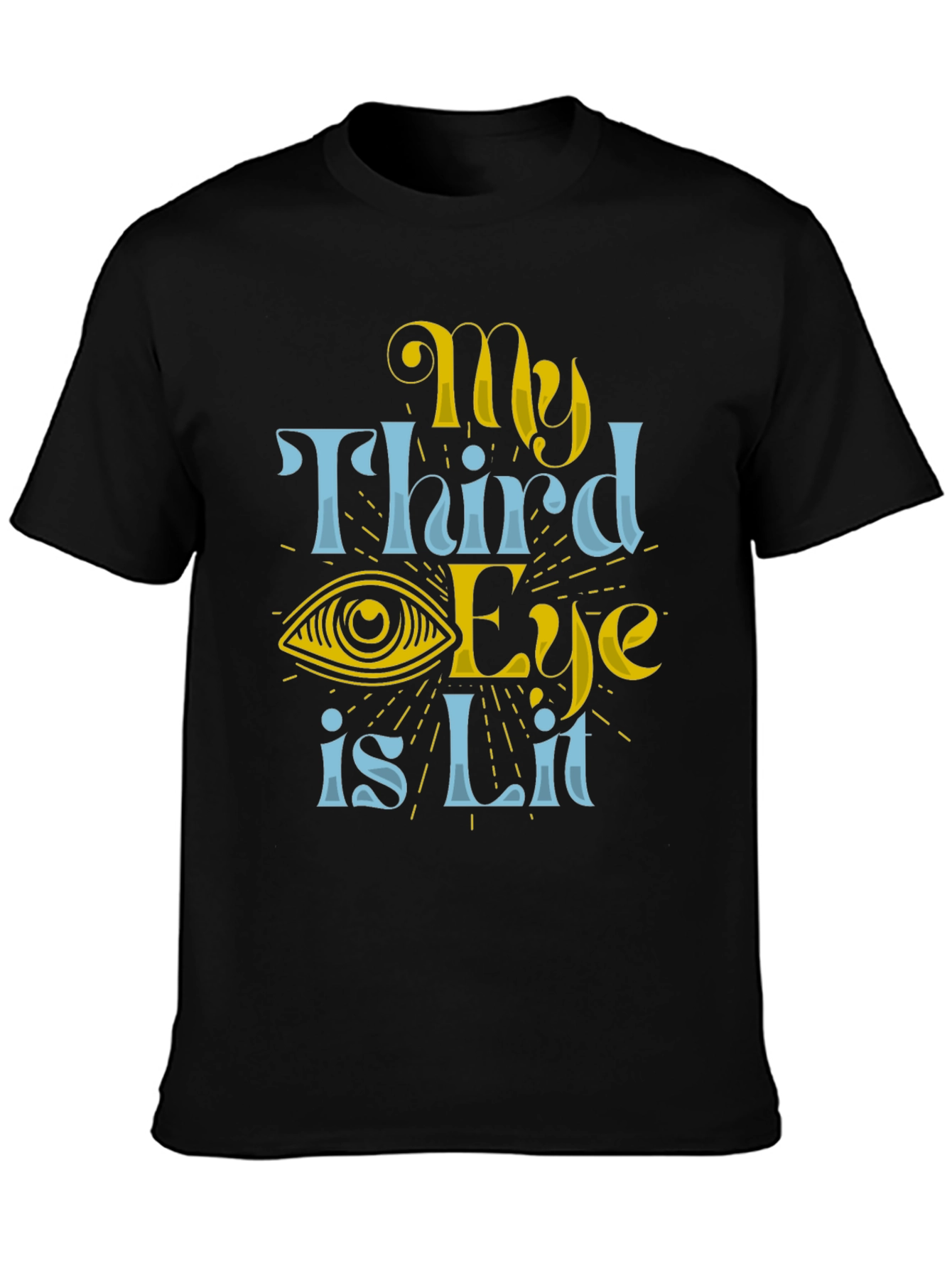 My Third Eye Is Lit Black T-Shirt