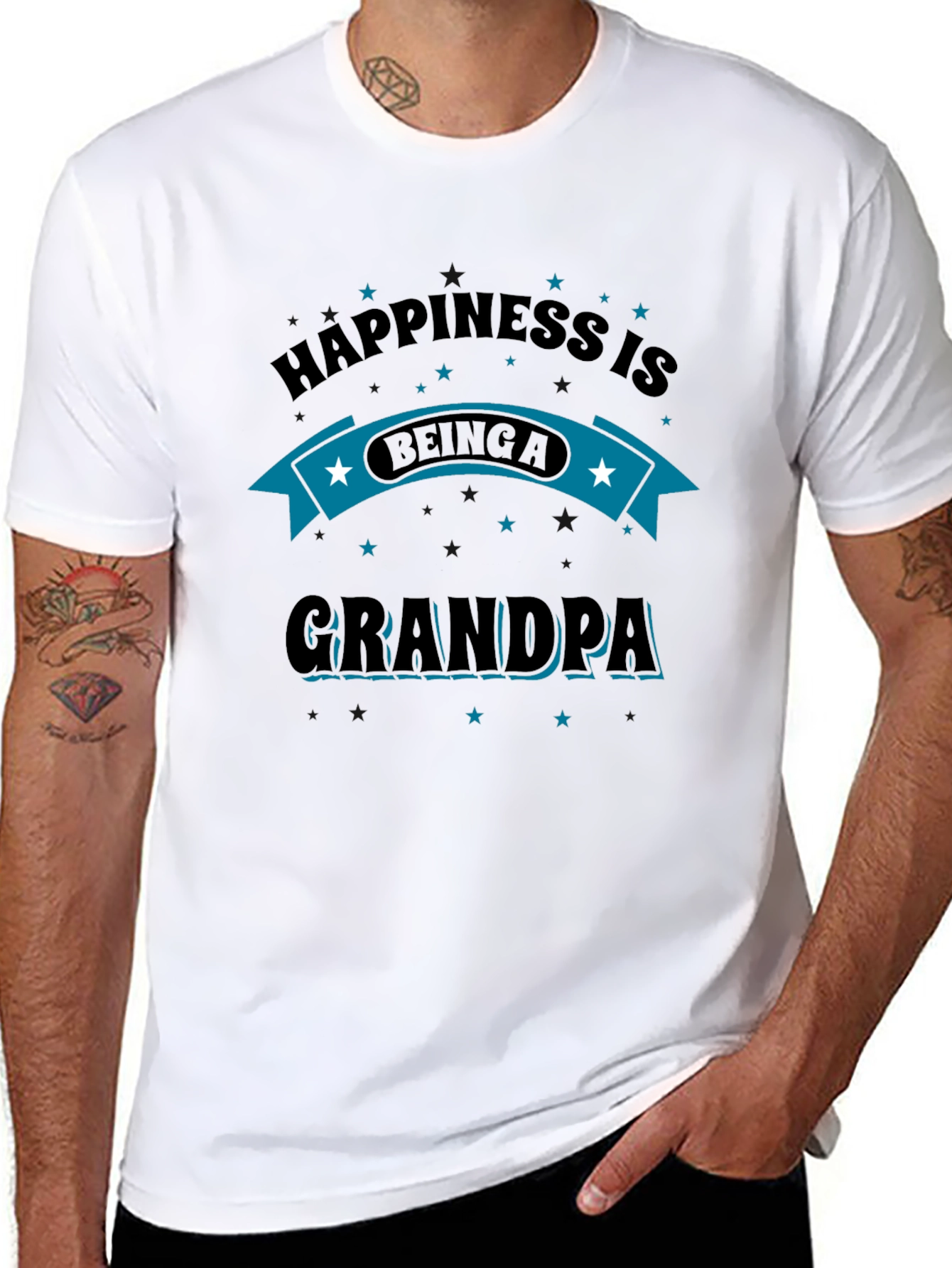 Happiness is Being a Grandpa T-Shirt