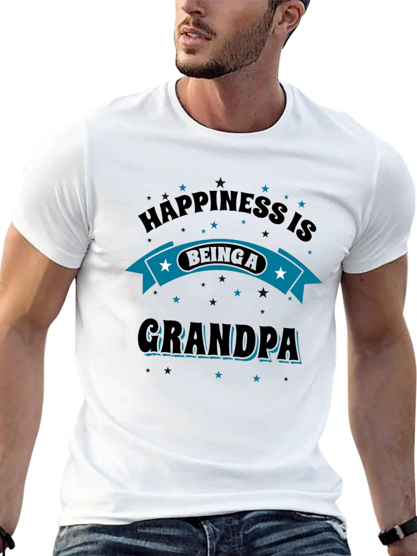Happiness is Being a Grandpa T-Shirt