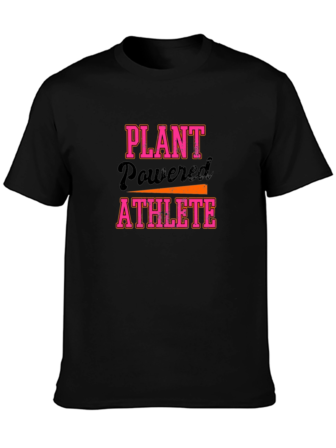 Plant Powered Athlete Black Graphic Tee