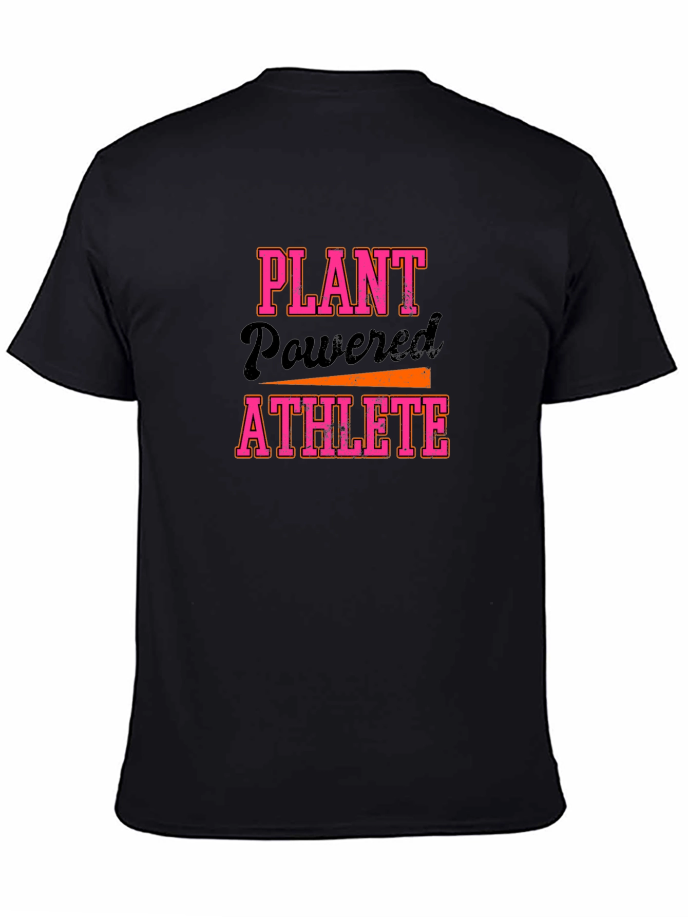 Plant Powered Athlete Black Graphic Tee