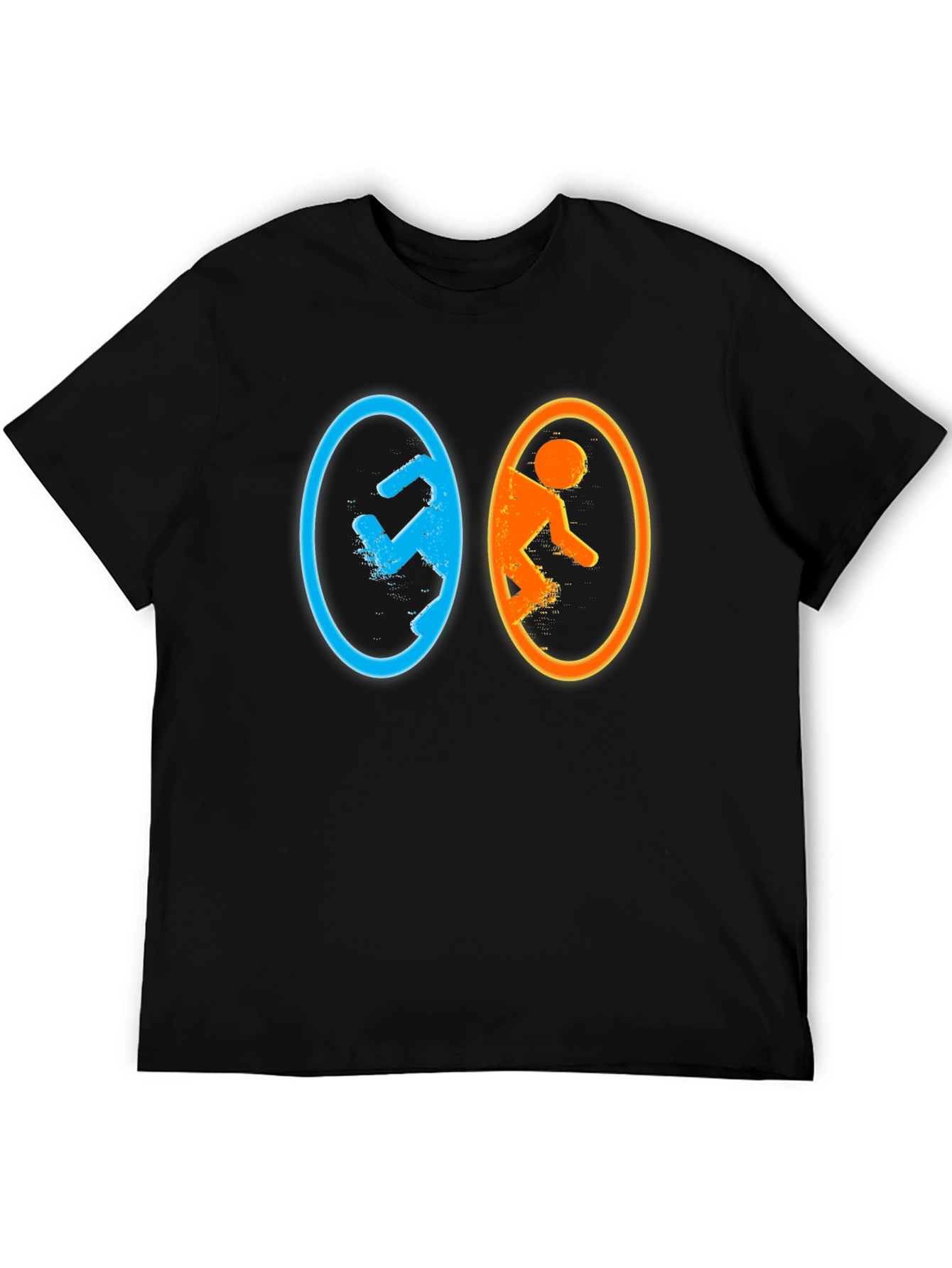 Portal Game Black Graphic Tee