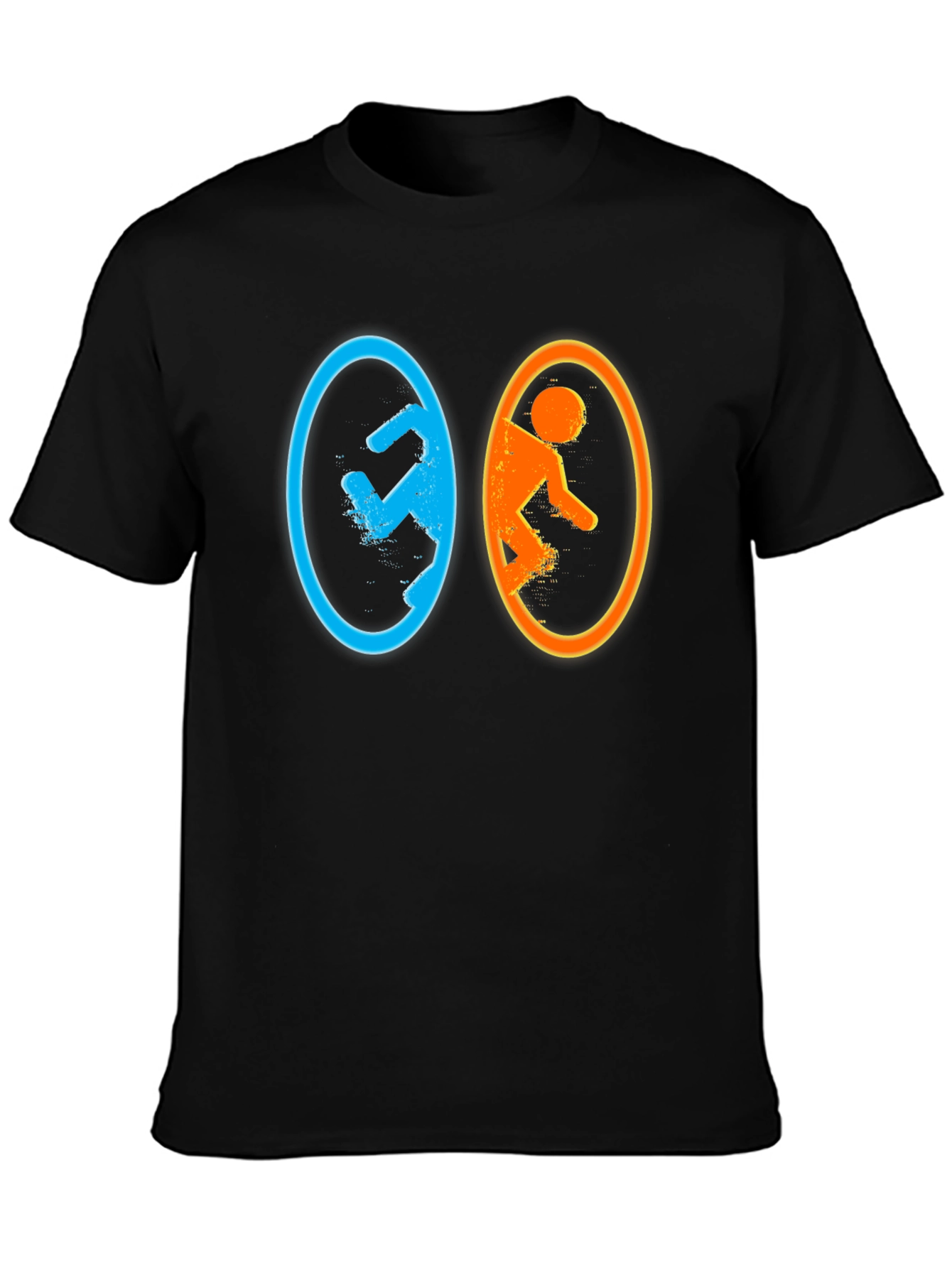 Portal Game Black Graphic Tee