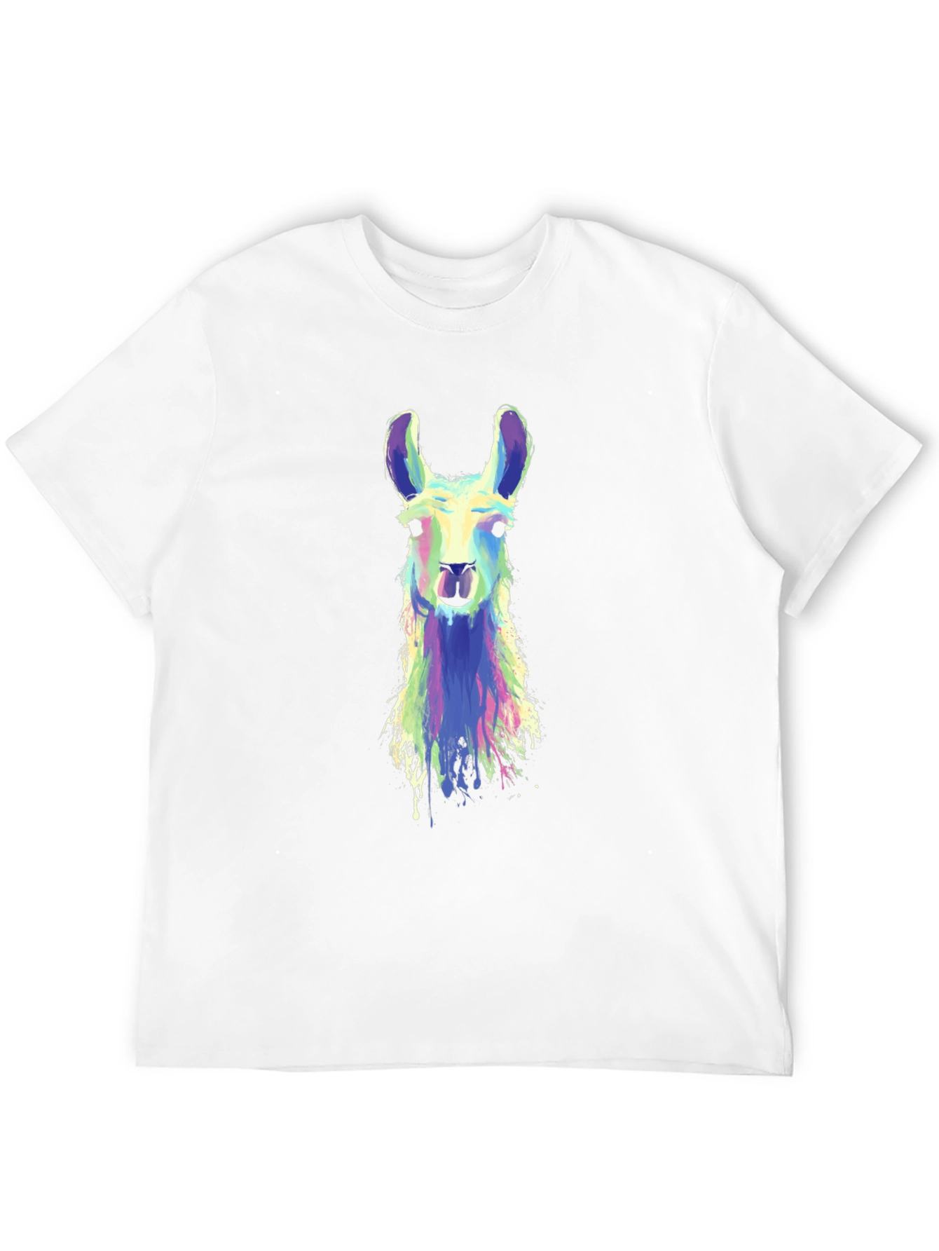 Llama Graphic Black T-Shirt