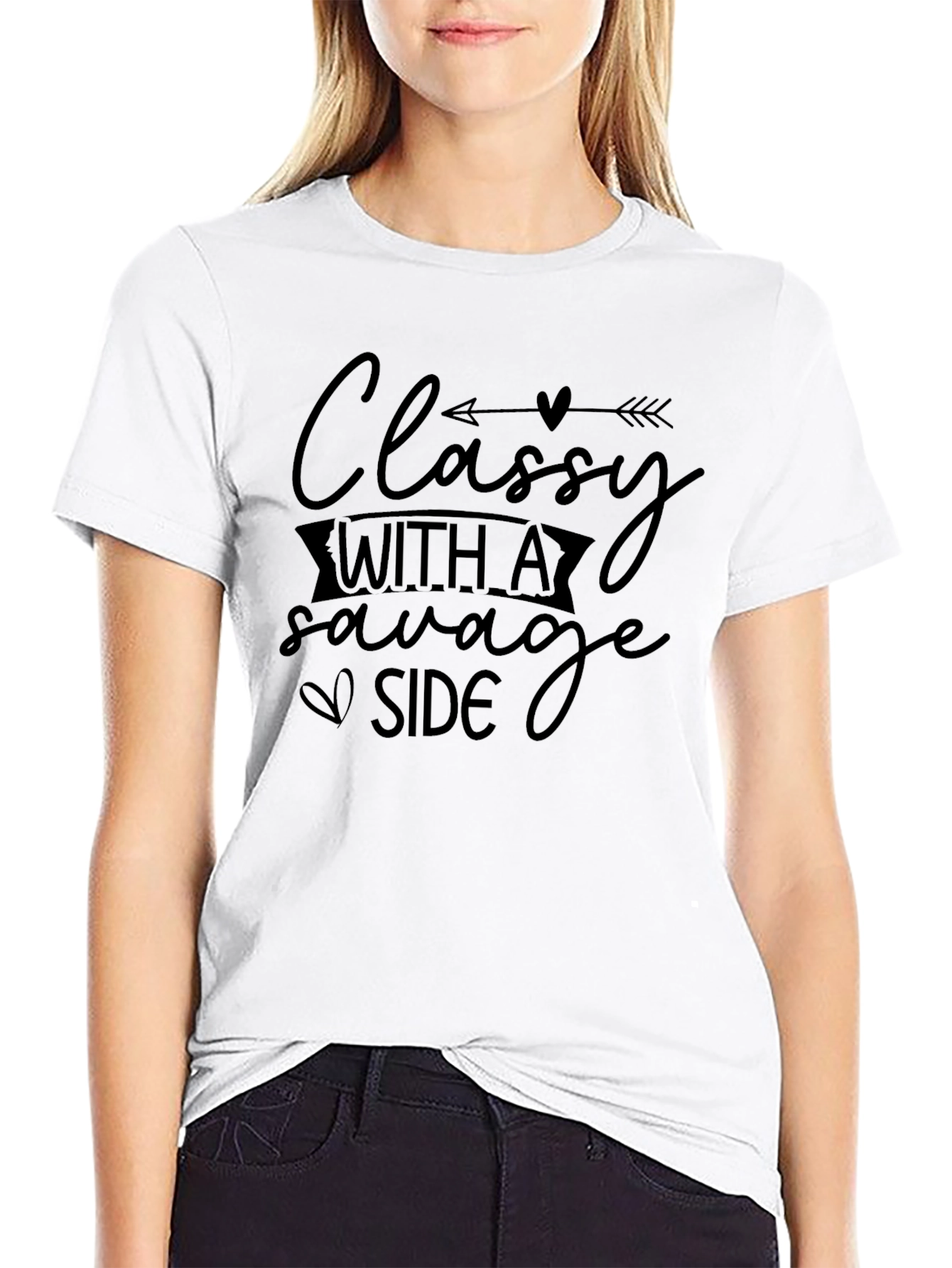 Classy with a Savage Side Graphic T-Shirt