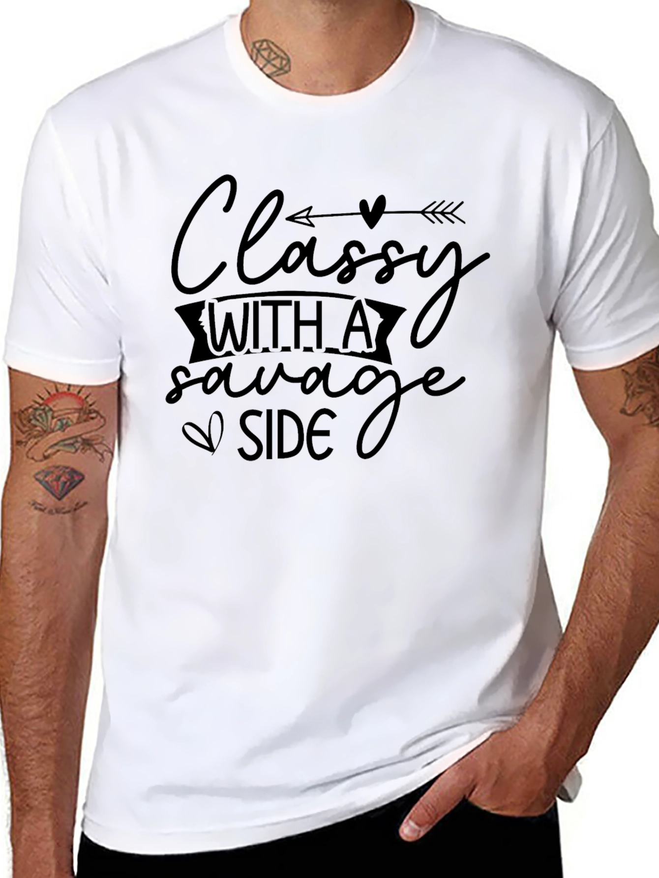 Classy with a Savage Side Graphic T-Shirt