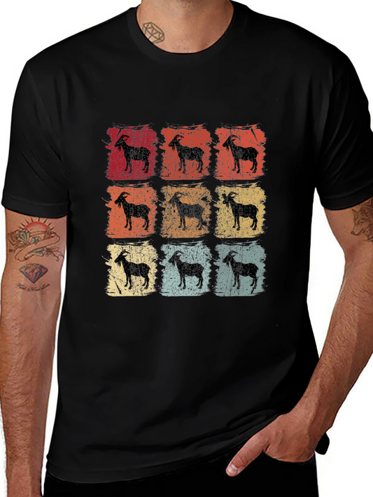 Retro Goat Silhouette T-Shirt