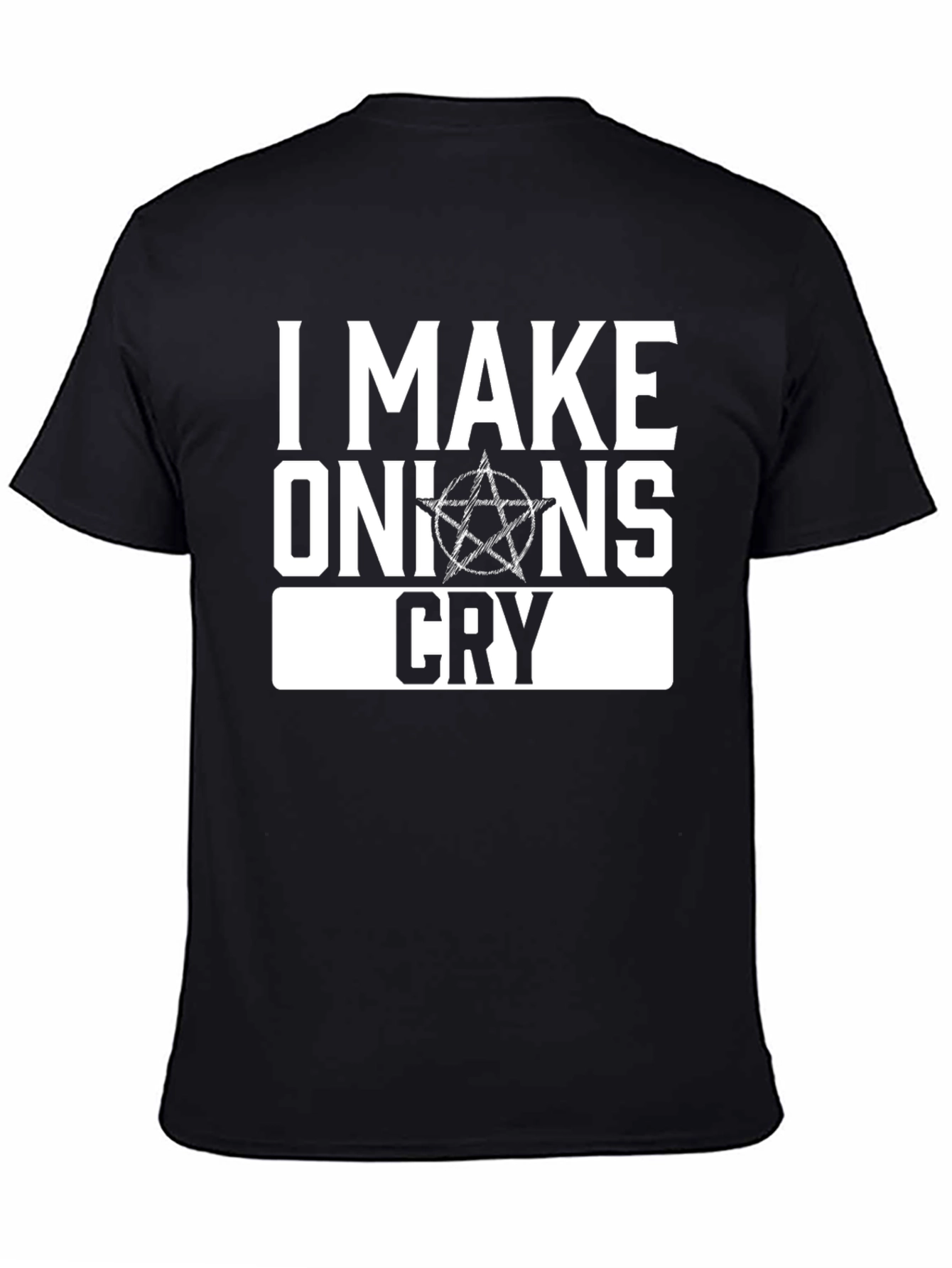 I Make Onions Cry Graphic Tee - Black