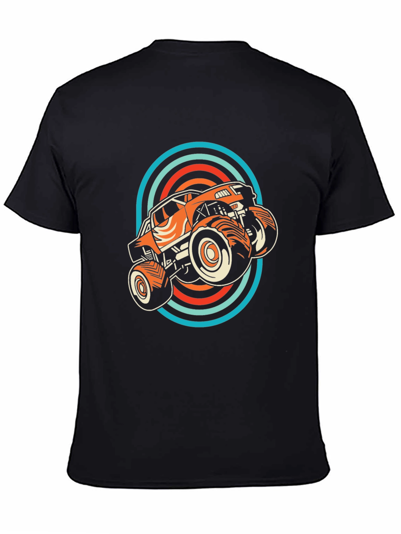 Monster Truck Retro Graphic Tee