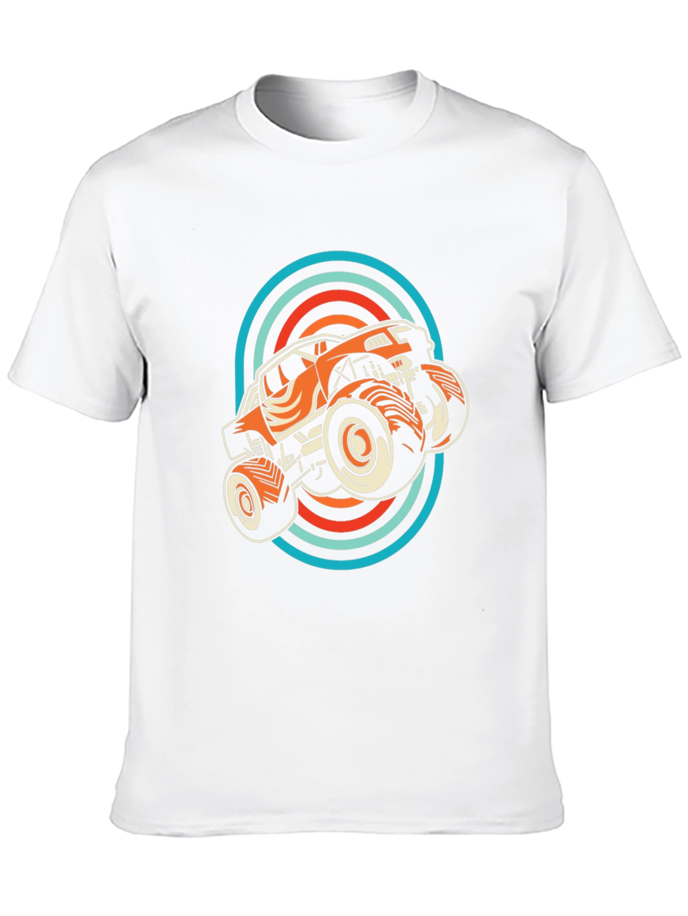 Monster Truck Retro Graphic Tee