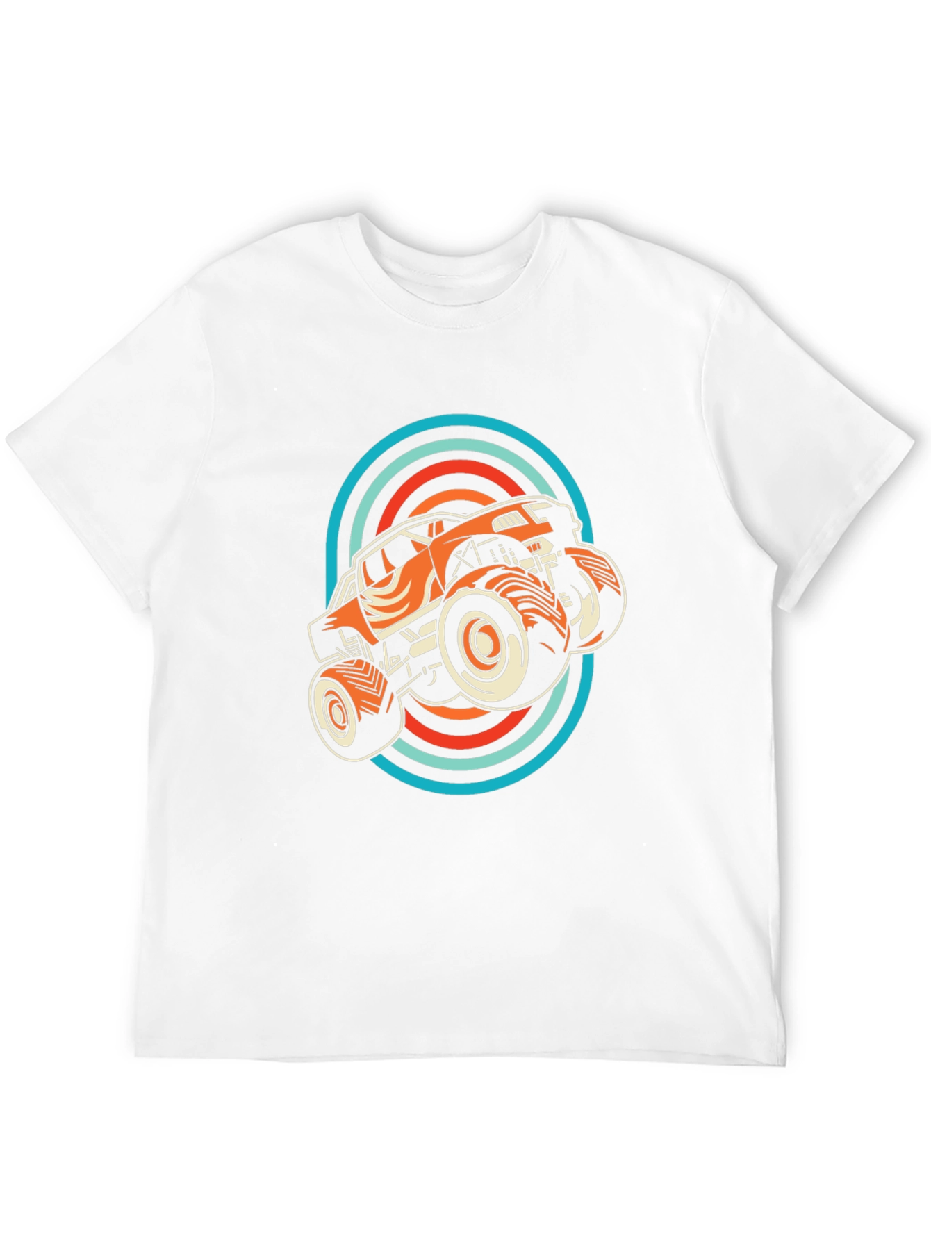 Monster Truck Retro Graphic Tee