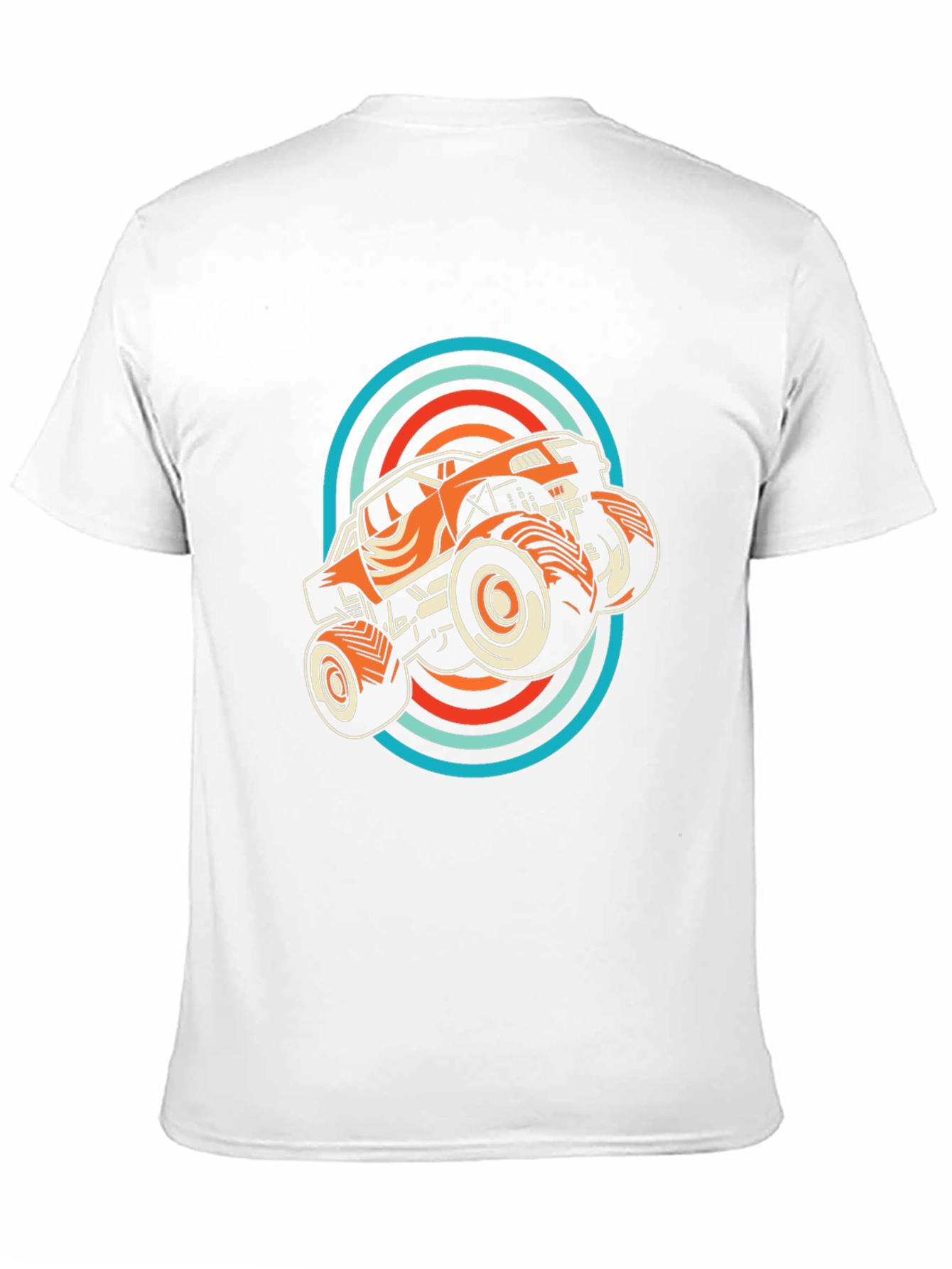 Monster Truck Retro Graphic Tee