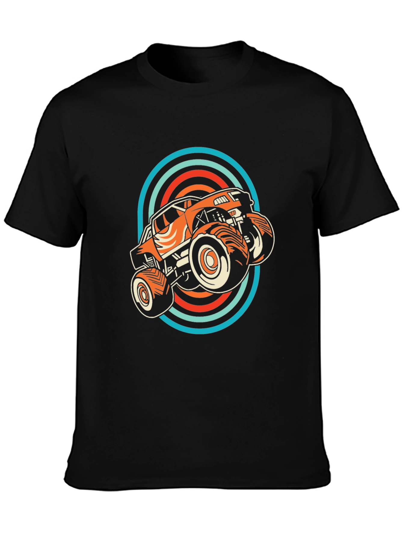Monster Truck Retro Graphic Tee