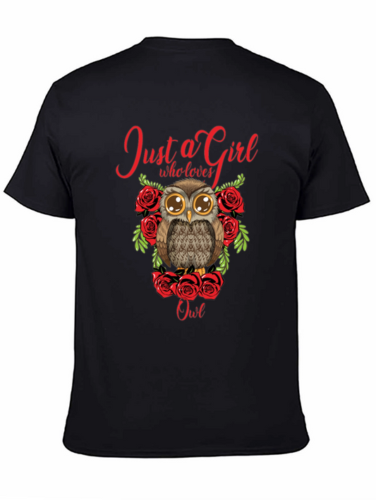 Just a Girl Who Loves Owl T-Shirt