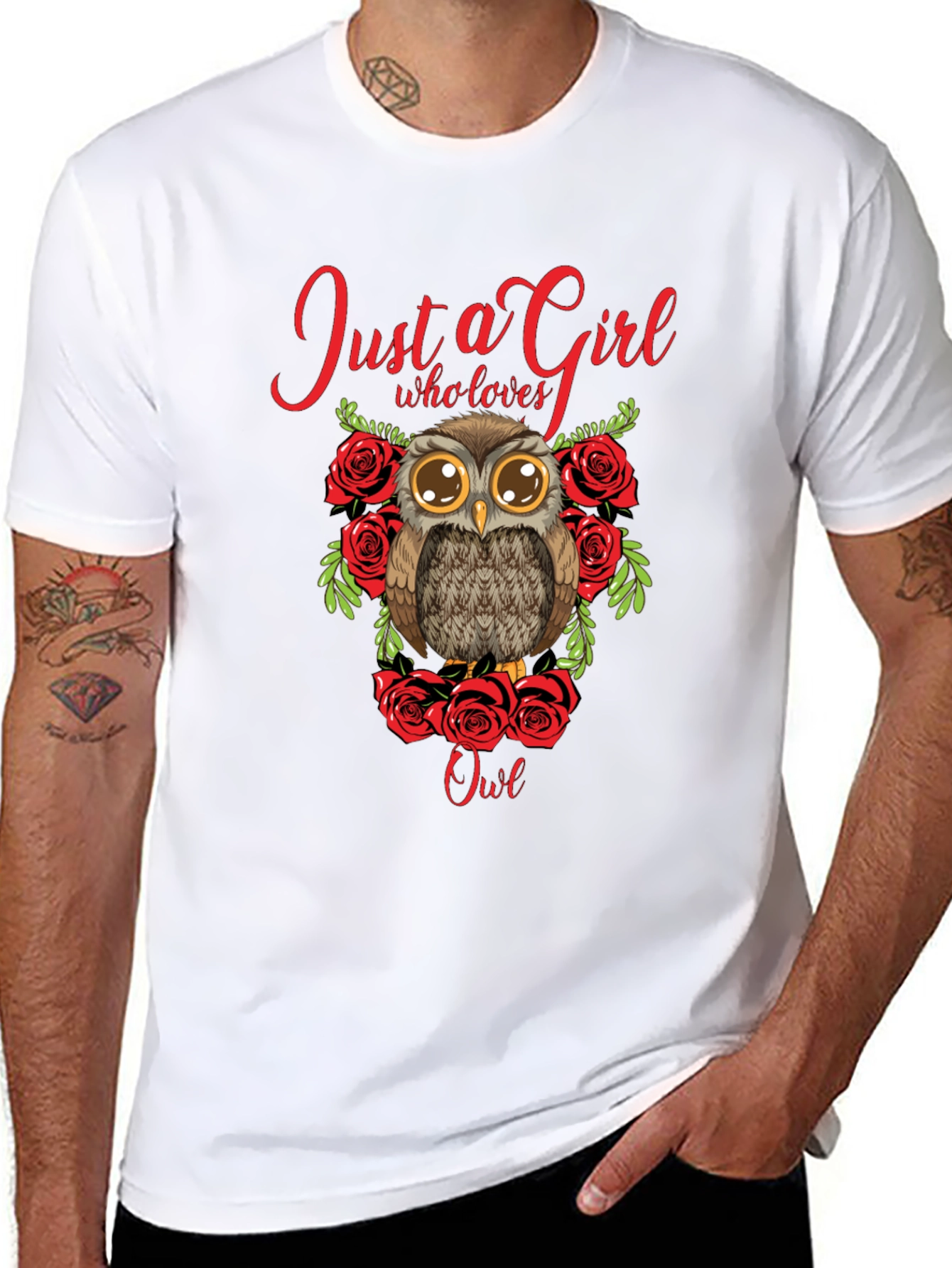 Just a Girl Who Loves Owl T-Shirt