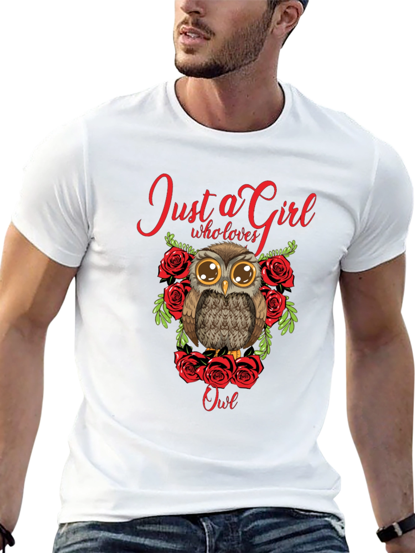 Just a Girl Who Loves Owl T-Shirt