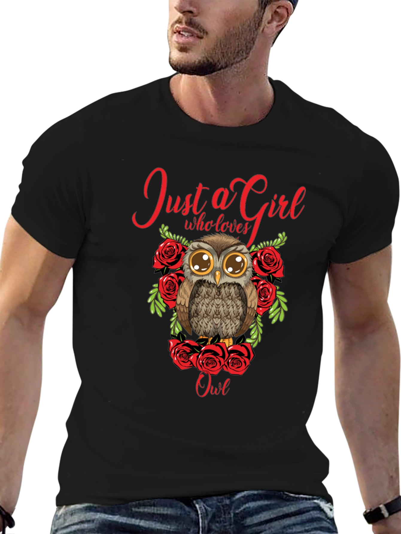 Just a Girl Who Loves Owl T-Shirt