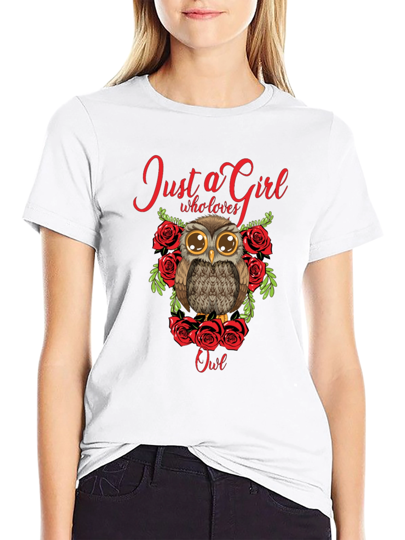 Just a Girl Who Loves Owl T-Shirt