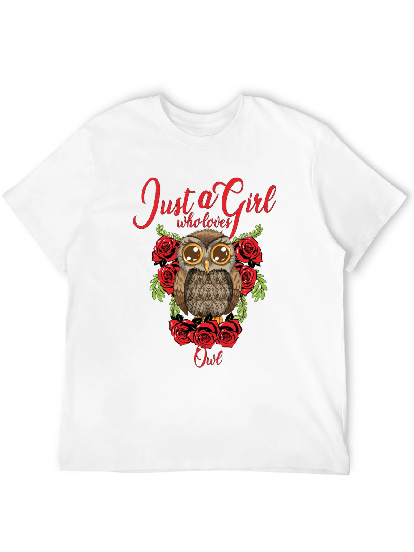 Just a Girl Who Loves Owl T-Shirt